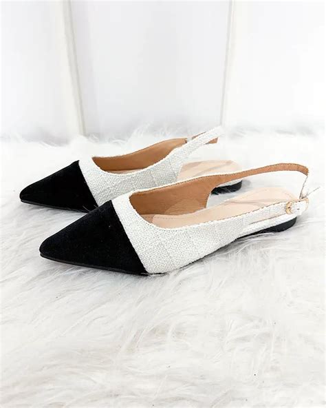 chanel two-tone toe-cap shoes dupe|Affordable Chanel Ballet Flats Dupes – 9 Chic Options .